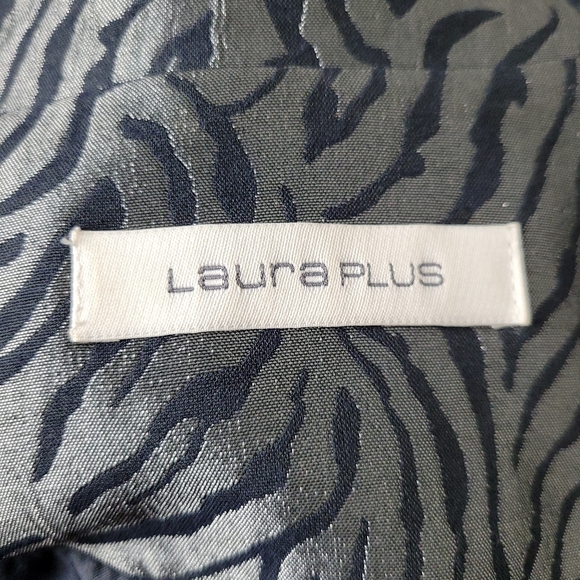 LAURA PLUS Blazer Jacket Zip Up Animal Print Size 16 - Picture 8 of 9